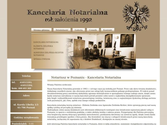 Kancelaria Notarialna Zielińska Elżbieta, Zielińska-Richter Agnieszka.