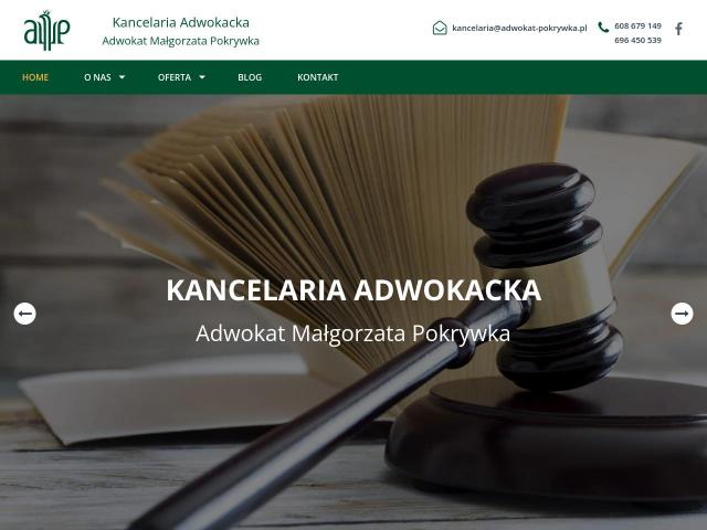 Adwokat Małgorzata Pokrywka