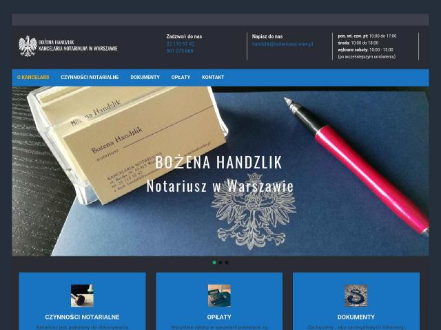 Kancelaria Notarialna Bożena Handzlik Notariusz
