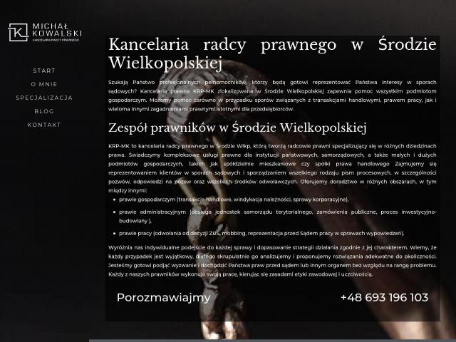 Kancelaria Radcy Prawnego Michał Kowalski