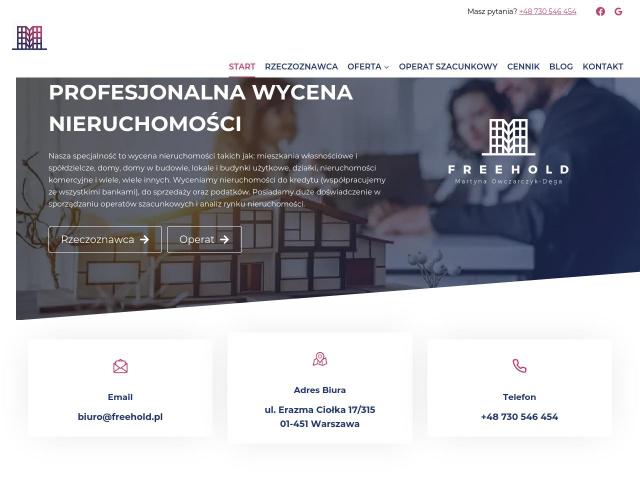 FREEHOLD Martyna Owczarczyk- Dęga