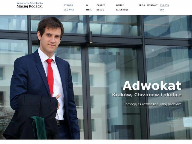 Adwokat Maciej Rodacki