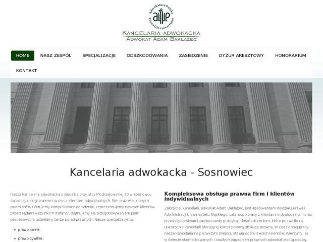 Kancelaria Adwokacka Adam Bakłażec